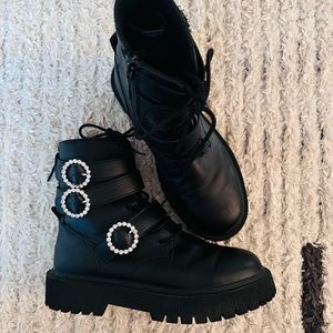 ✨SALE✨ ZARA KIDS/ JEWEL DETAIL LACED ANKLE BOOTS ✨SALE✨
